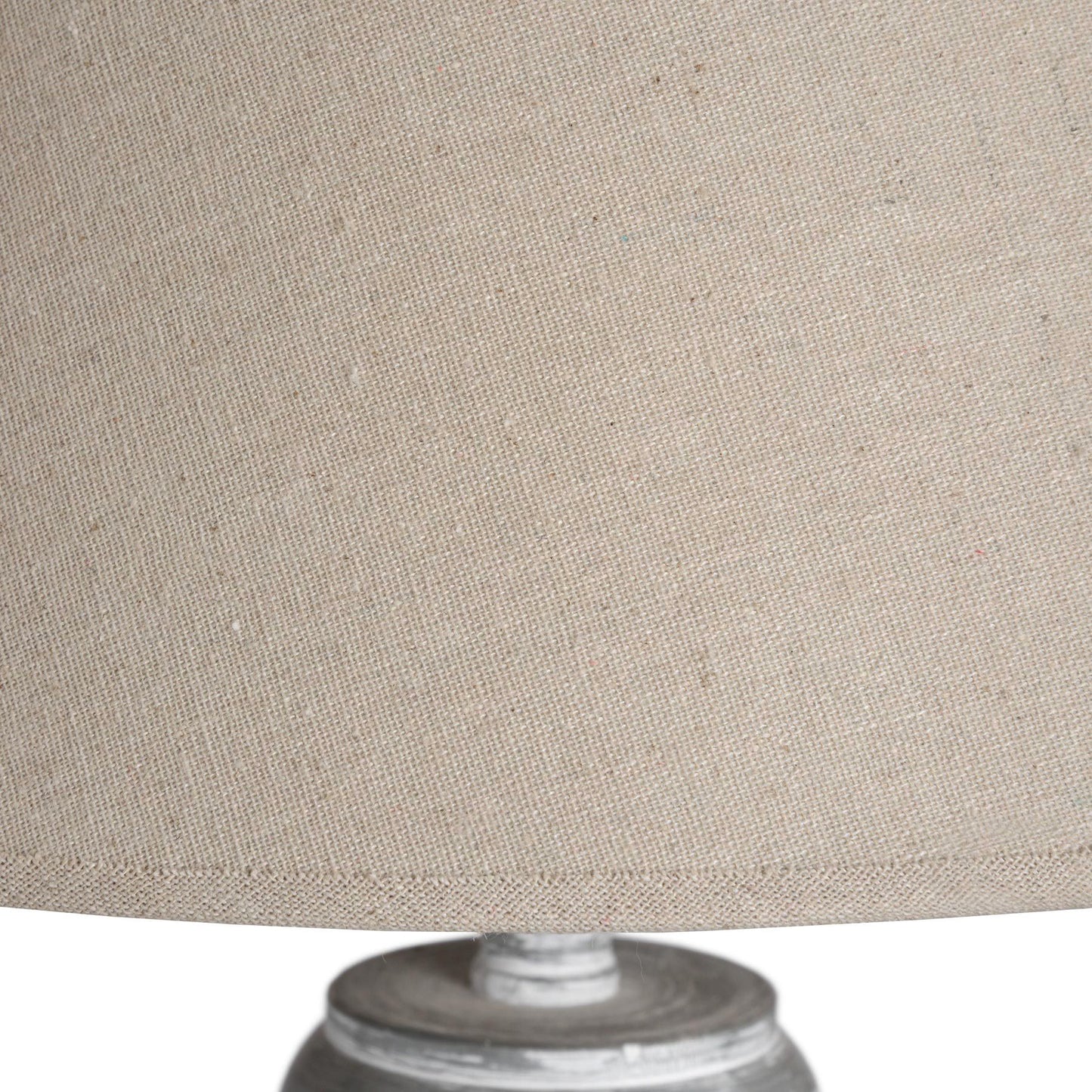 Ithaca Floor Lamp complete with linen shade.