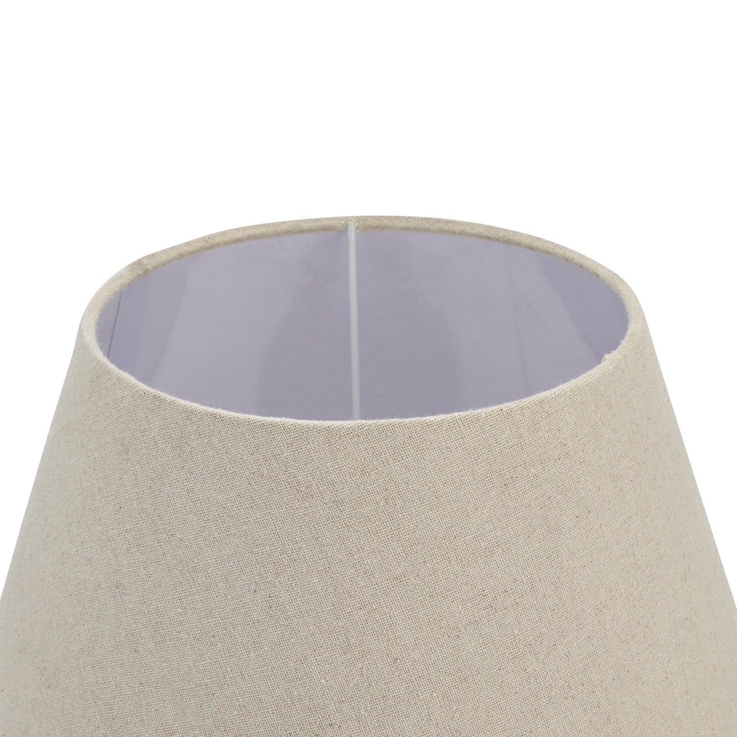 Inca Urn Wooden Table Lamp, a simple and elegant table lamp complete with a linen shade