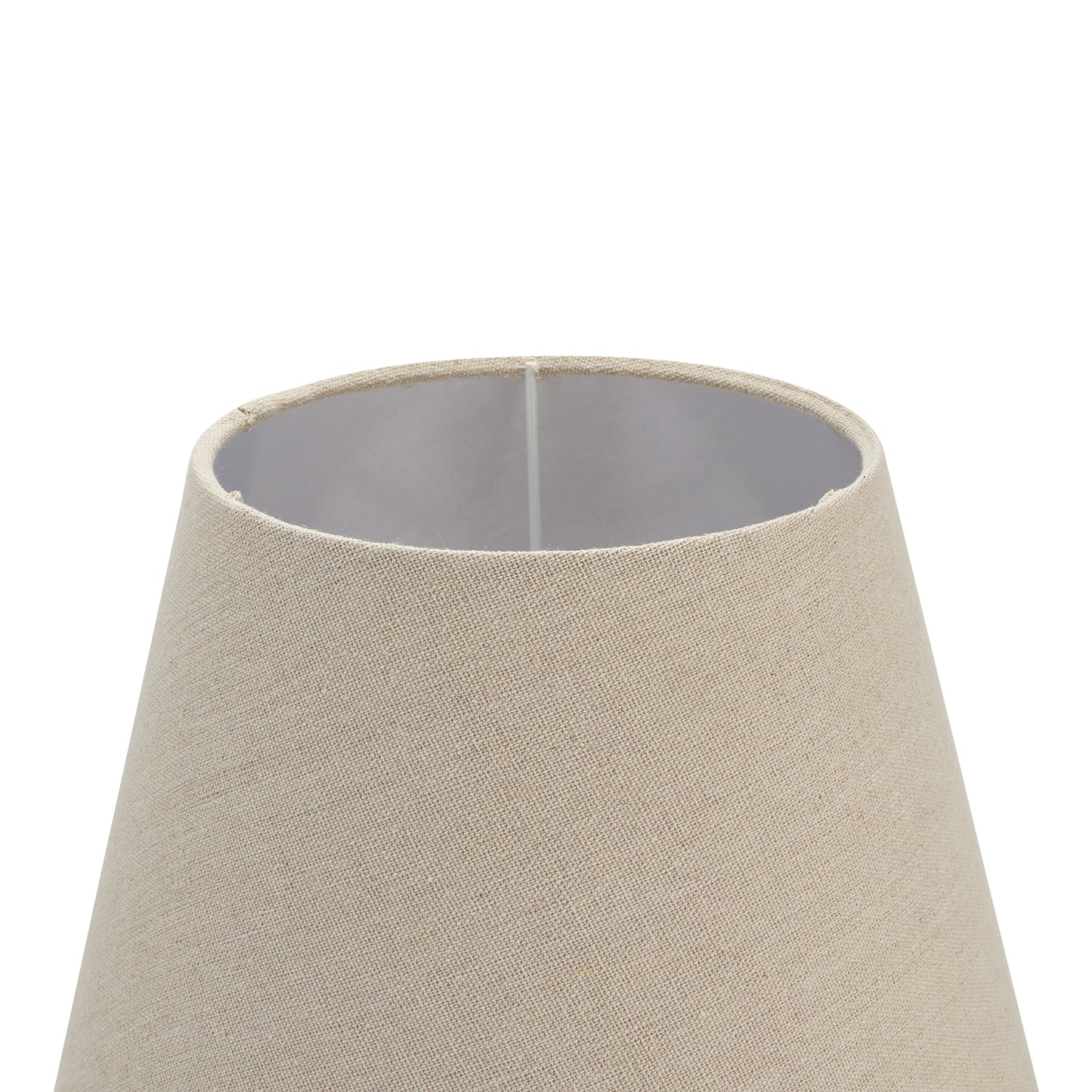 Inca Column Table Lamp is an elegant table lamp complete with a simple, neutral linen shade.