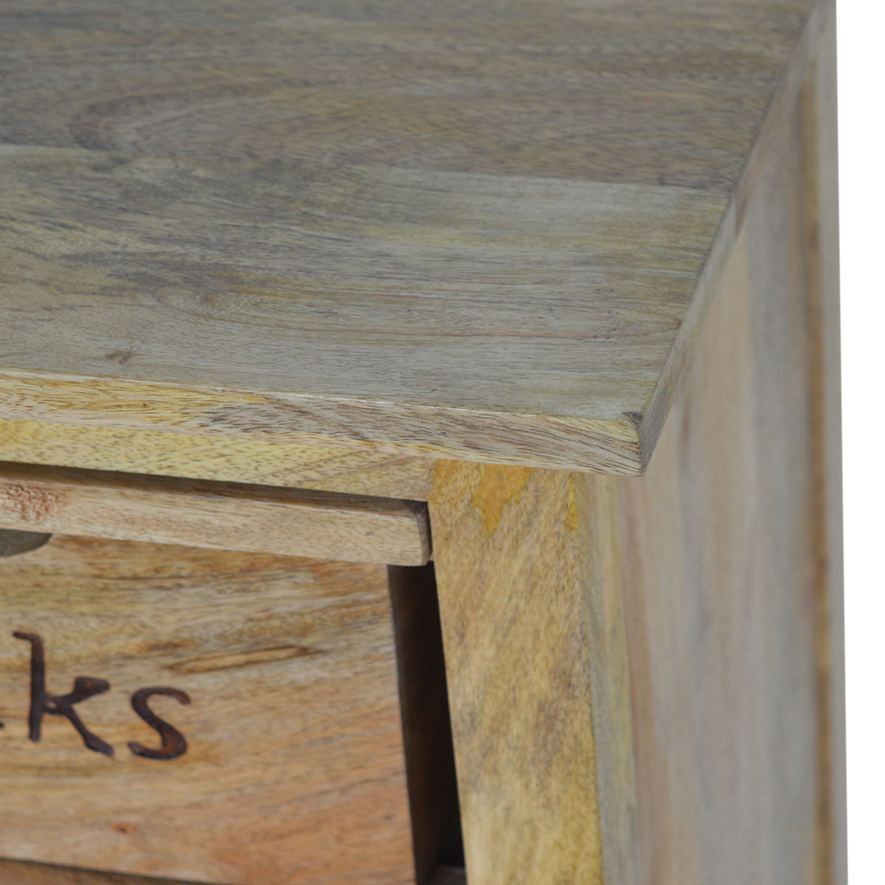 Carved Kitchen Vegetable Rack Cabinet