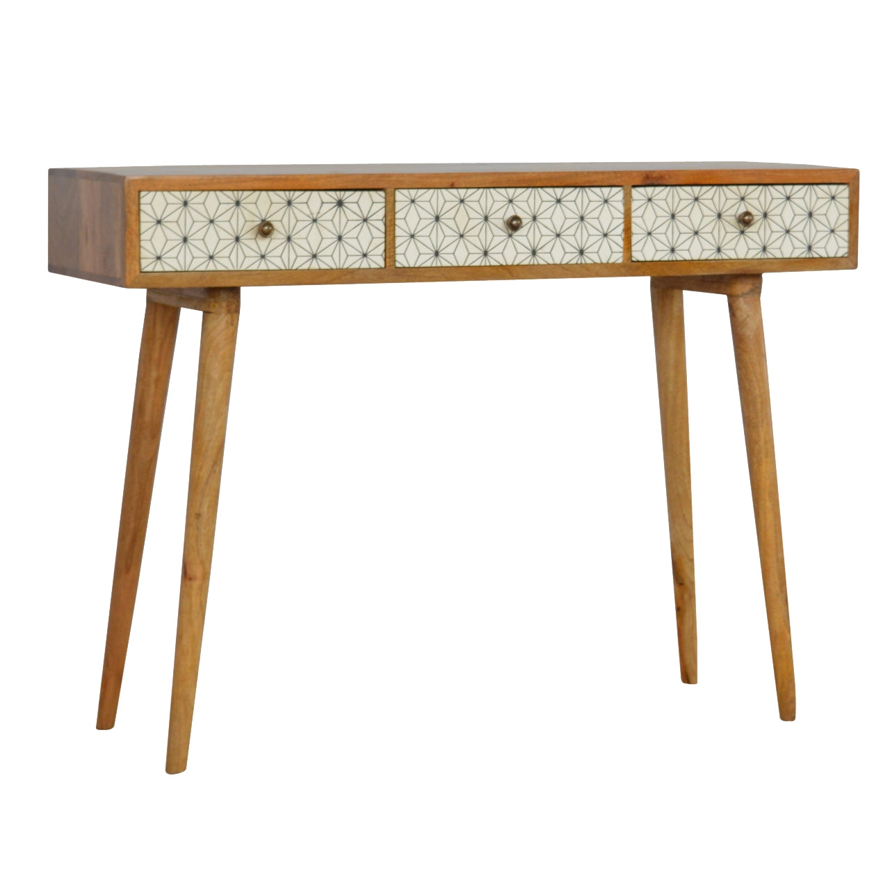 Prima Three Drawer Console Table