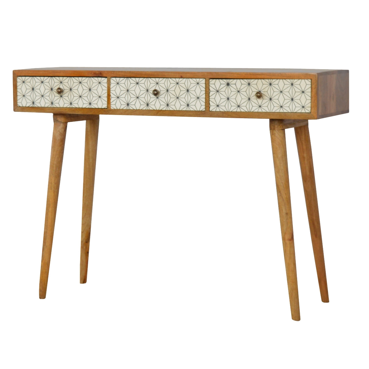 Prima Three Drawer Console Table