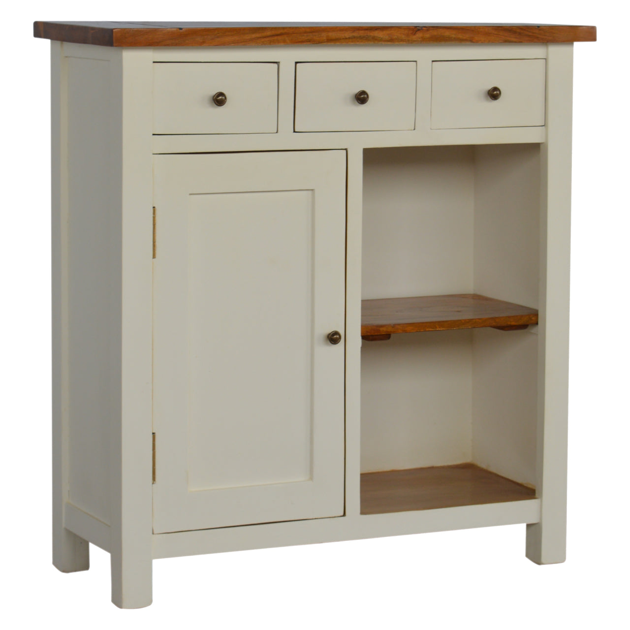 Two Tone Freestanding Kitchen Cabinet