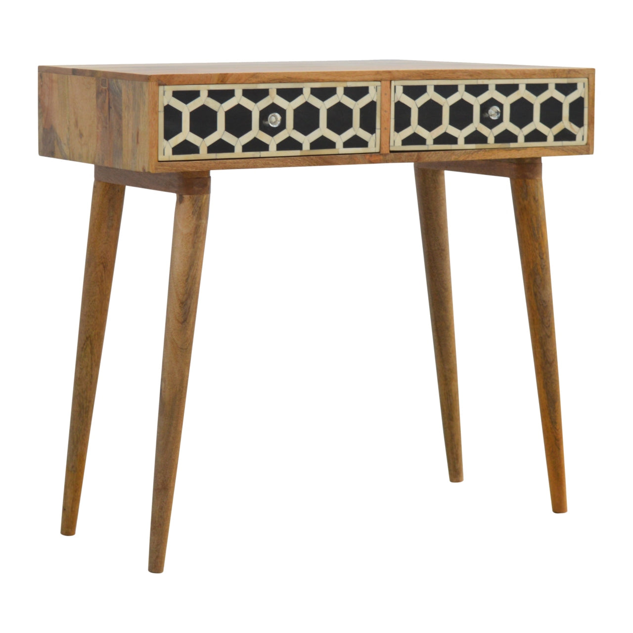 Mango Wood Bone Inlay Console Table