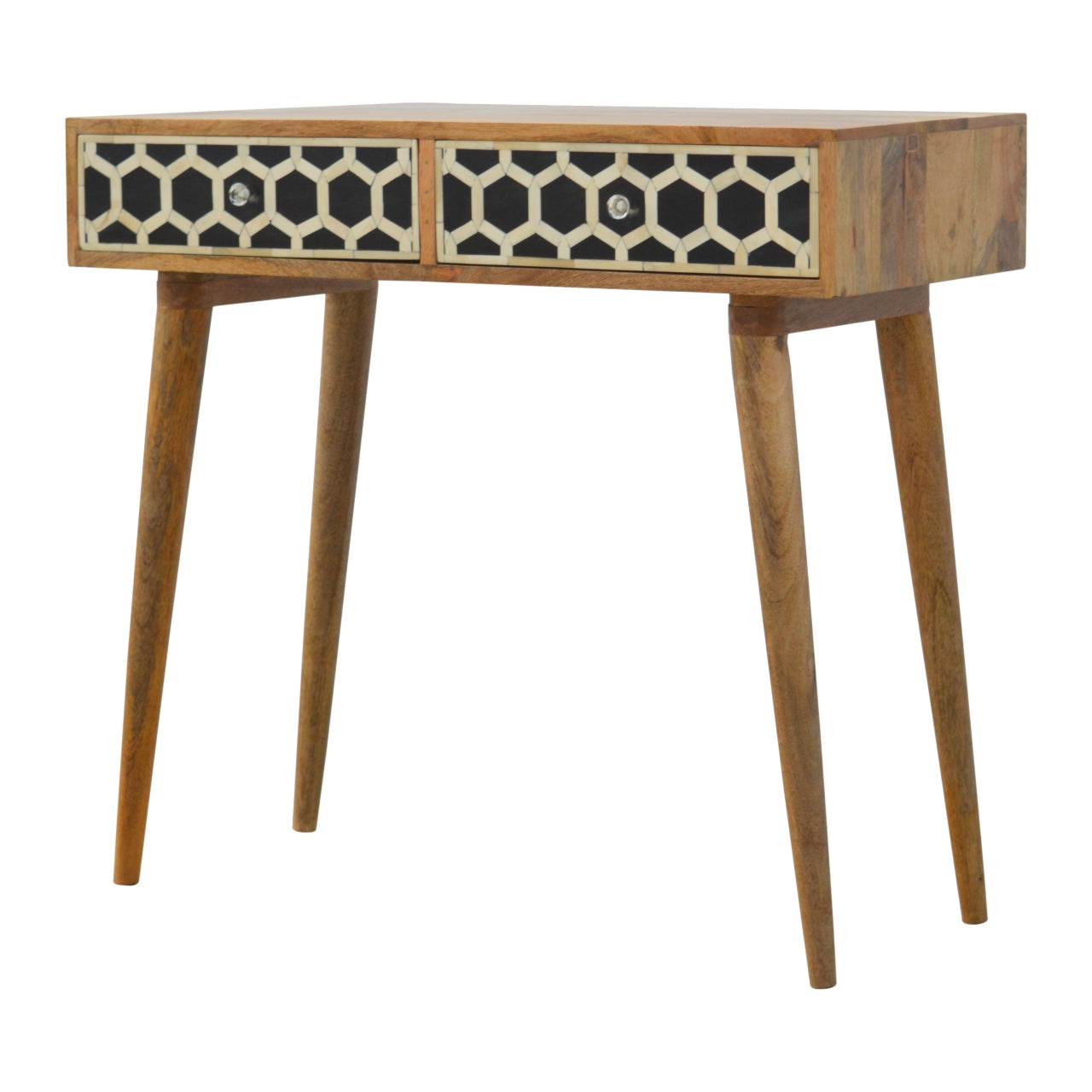 Mango Wood Bone Inlay Console Table