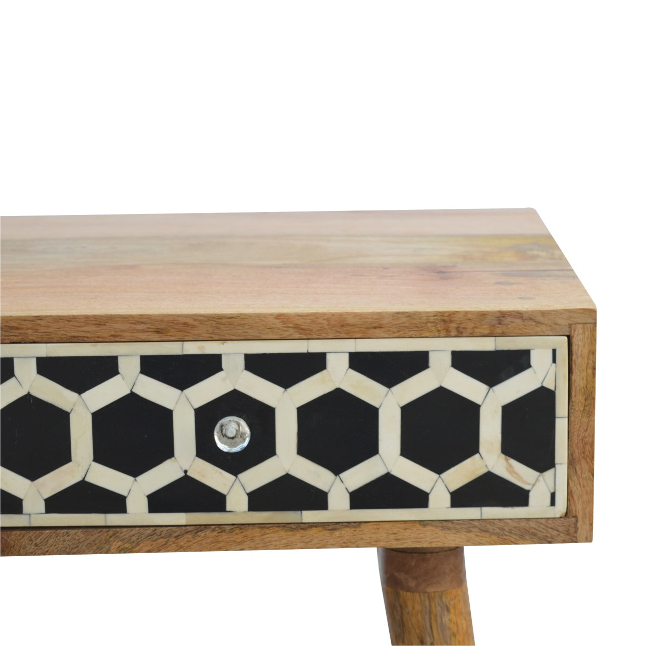 Mango Wood Bone Inlay Console Table