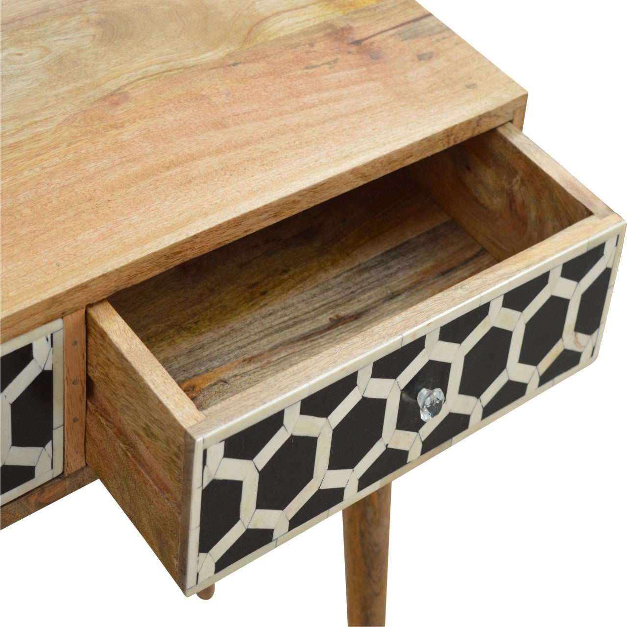 Mango Wood Bone Inlay Console Table