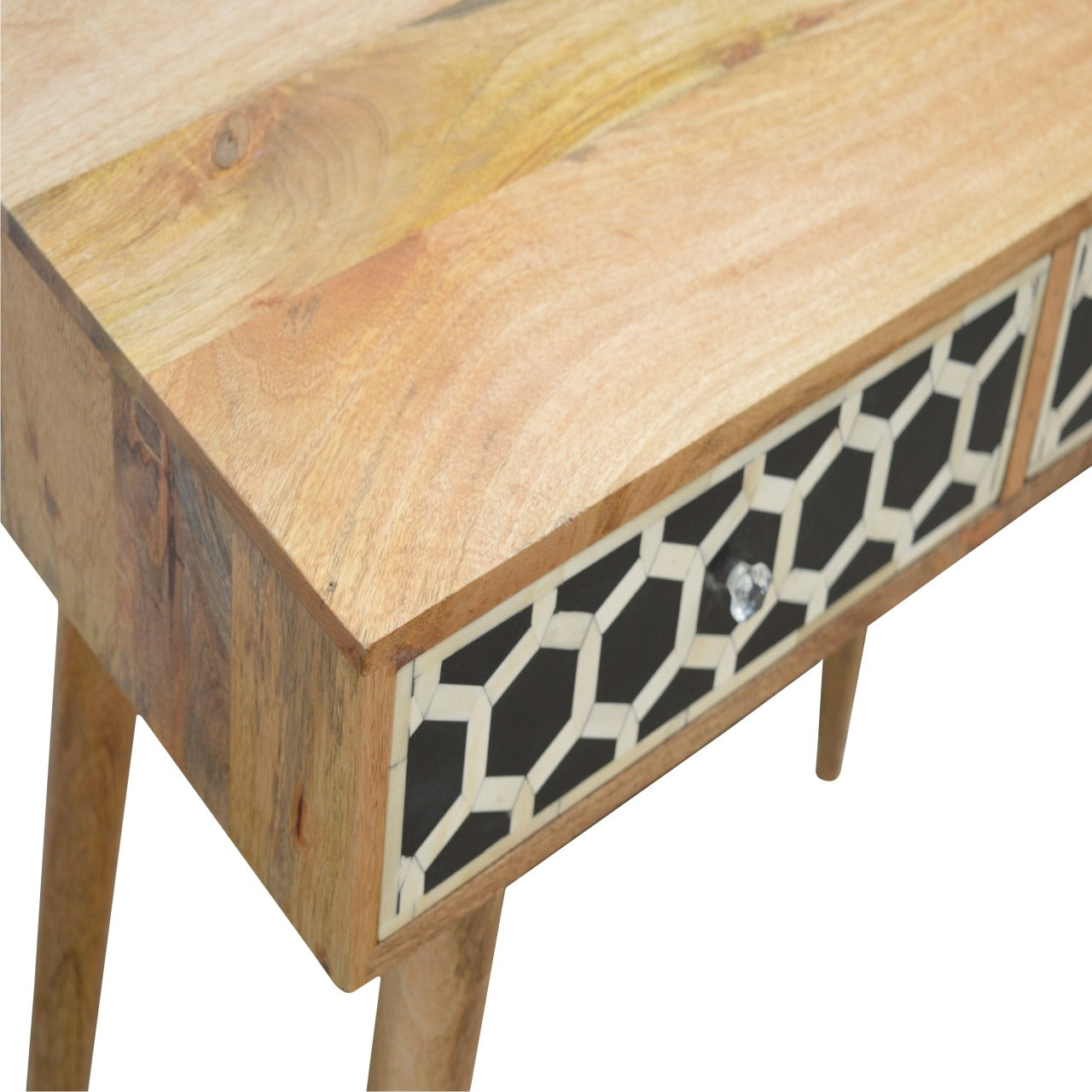 Mango Wood Bone Inlay Console Table