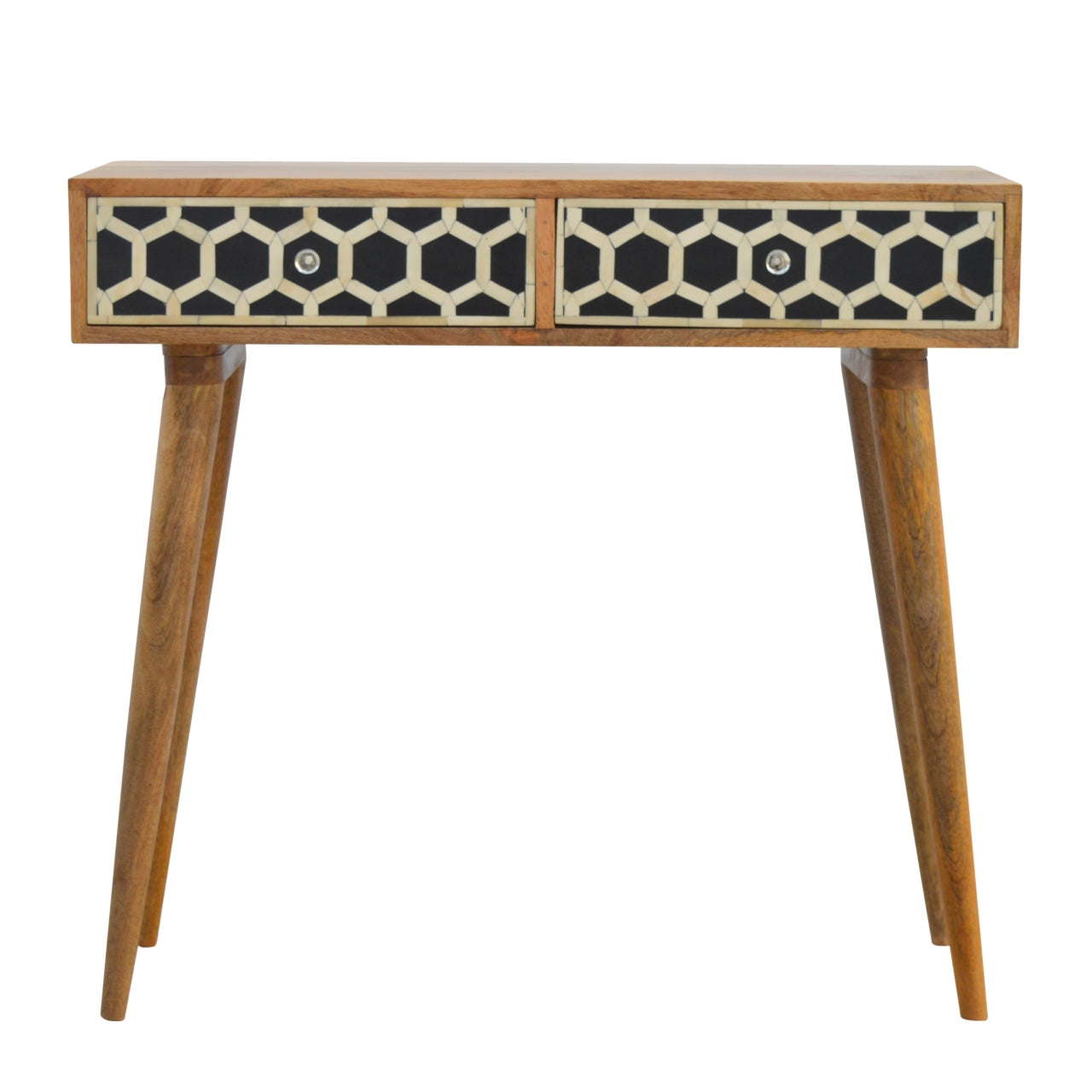 Mango Wood Bone Inlay Console Table