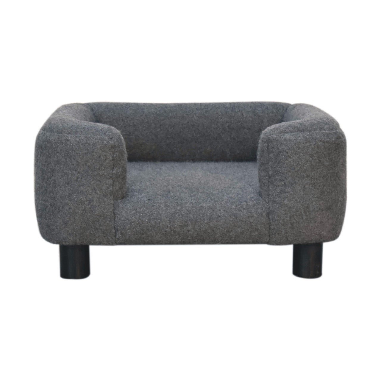 Mini Battleship Tweed Pet Sofa Bed